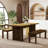 Solid Wood Dining Bench, 47.25" Brown Farmhouse Entryway Bench, Narrow Rustic Long Bench For Hallway Kitchen Dining Room Bedroom Living Room