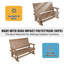 Banc oscillant 3 places en poly Lumber-403079257