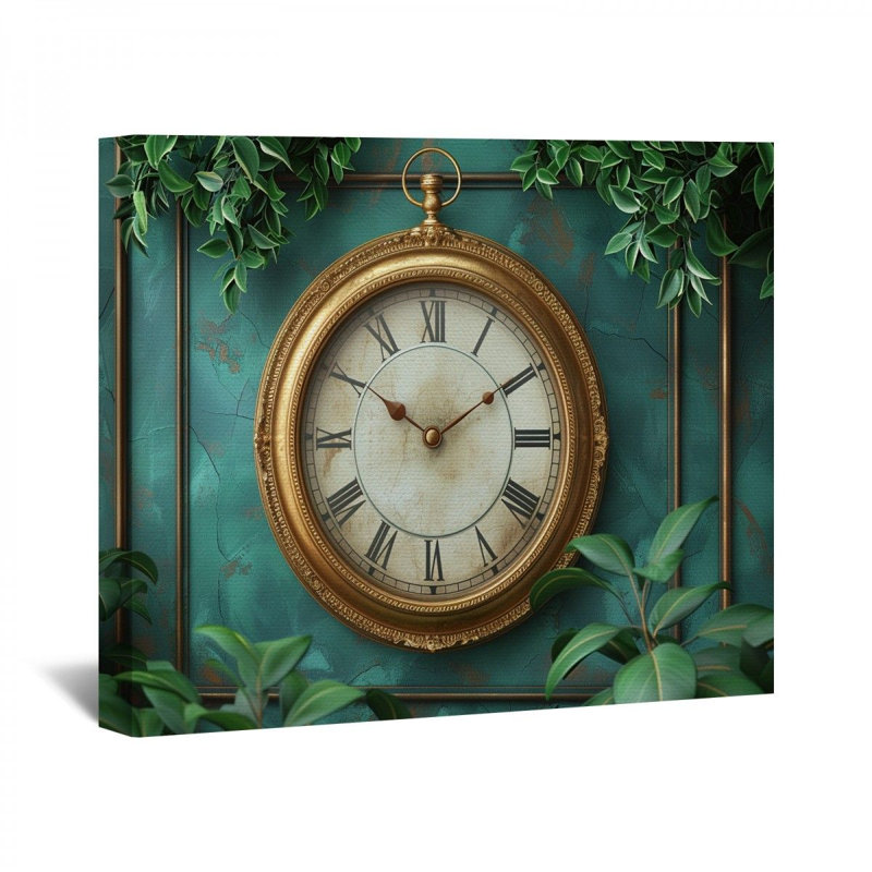 " Clock ", 11" H x 14" W x 3" D