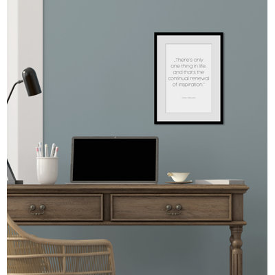 Lettering - Single Picture Frame Print