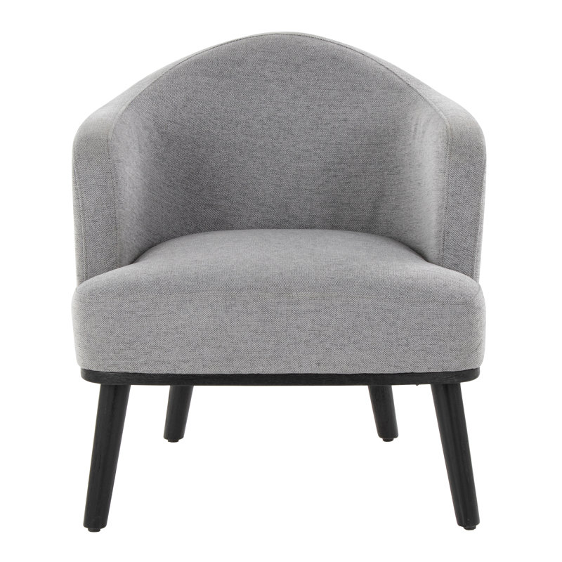 Fauteuil de 26 po de large birmati, gris, Noir