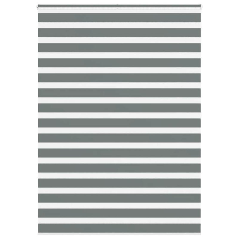 George Oliver Zebra Blind Polyester, 165cmW x 200cmL, Dark Grey