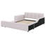 Lit plateforme tapissier avec rangement Leavie-814036665-839198790