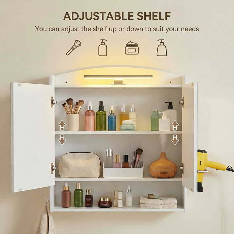 Mirror Bathroom Cabinet with Light