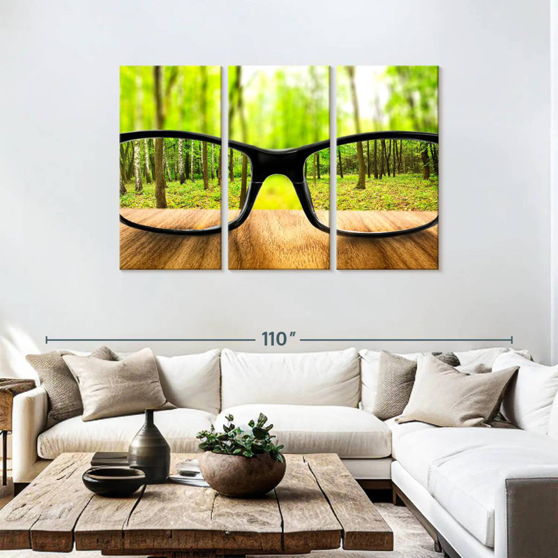Alcaraz Forest Vision, 48" H x 74" W
