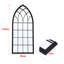 Vasilis Flat Iron Framed Wall Mounted Accent Mirror-1633406322