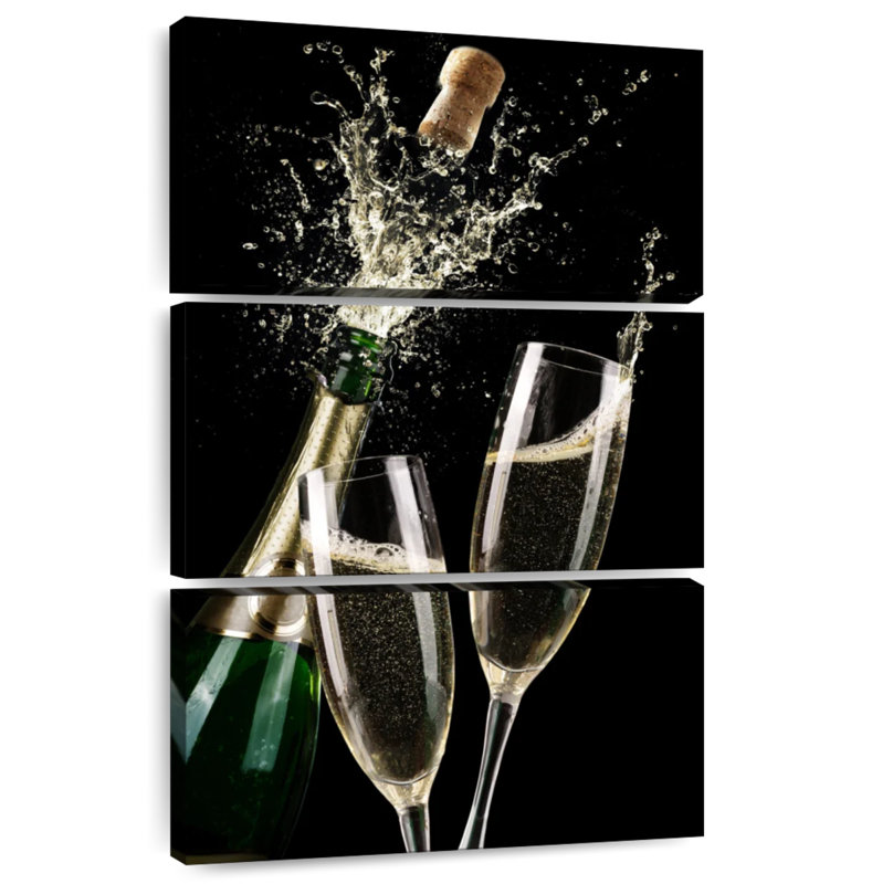 Yarlin Champagne Popping Celebration, 32" H x 20" W