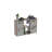 Mini 6-Cube Desktop or Wall Mount Organizer with 4 Collapsible Bins-88207960