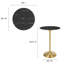 Table de bar Lippa, plateau rond en marbre artificiel, par Modway-410900536-410900535-410900531