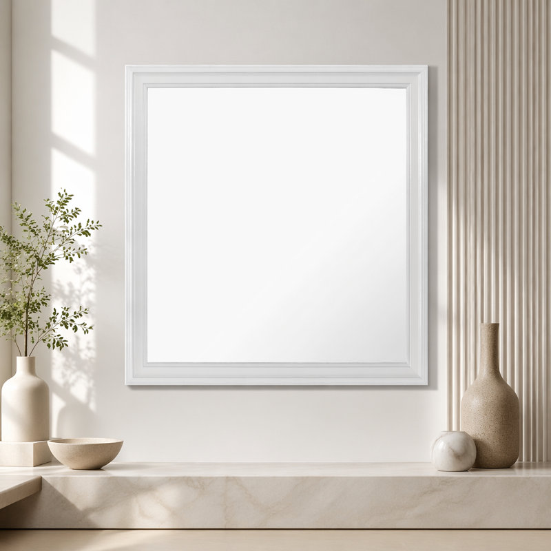 METALLIC WHITE MIRROR