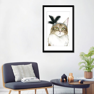 Downton Cat IV by Grace Popp - Wrapped Canvas Gallery-Wrapped Canvas Giclée