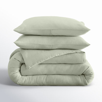 Felix Waffle Cotton Comforter Set