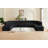 Hurlburt Upholstered Curved Sectional with Ottoman Reversible-89266412