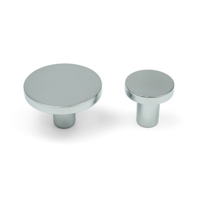 Polished Chrome Disc Knobs