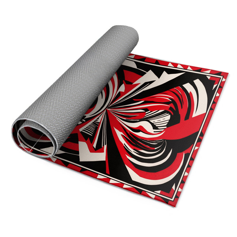 Ecliptic Vortex Indoor And Outdoor Area Rug, Rectangle 1'6" x 2'6"