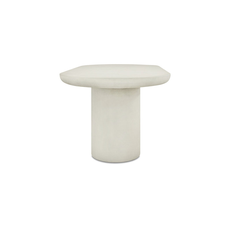Rocca Outdoor Oval Dining Table, Cream
