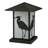 Seneca Heron Stained Glass Pier Mount Light Post Lantern