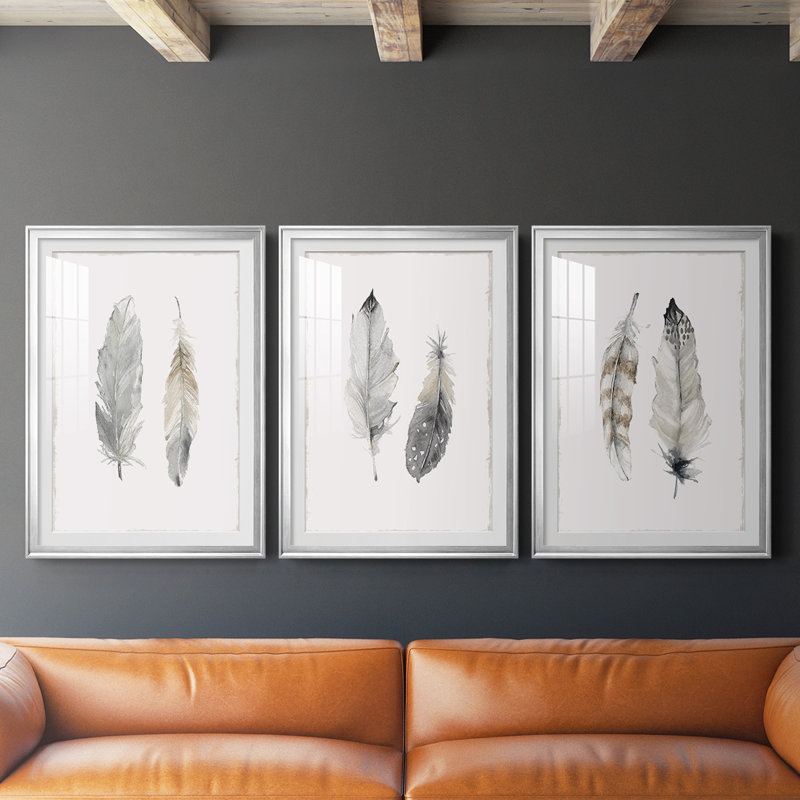 «Flight Of Fancy I», reproduction encadrée de qualité supérieure - prête à être accrochée, H 42,5 po x l 61 po x P 2,5 po