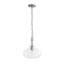 Luminaire suspendu en verre ondulé 1 lumière-107381851
