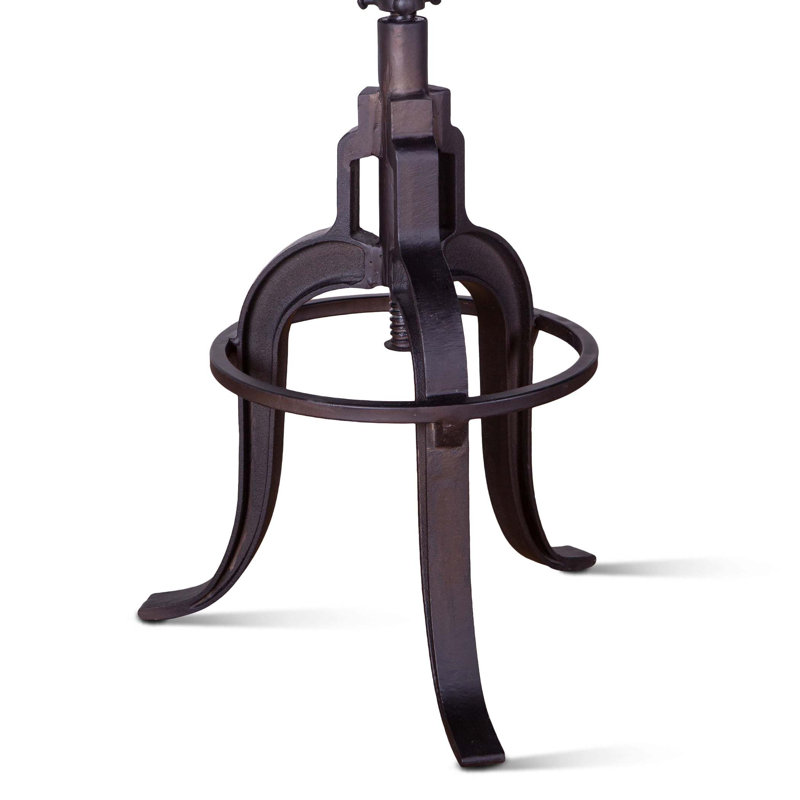 Blayne Adjustable Stool with Metal Frame