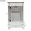 Petit meuble-lavabo avec lavabo en céramique Reylin-917456688