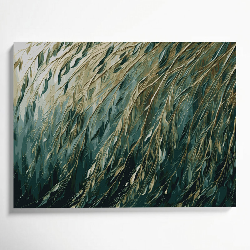 Art mural sur toile Botanical Willow Branches, 11" H x 14" W