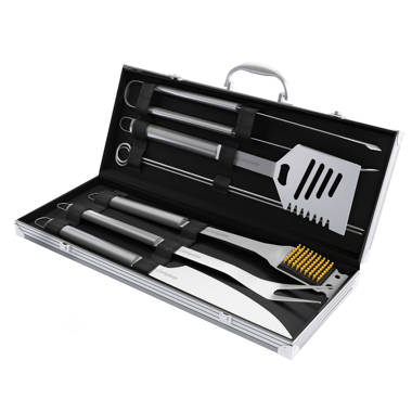 Whetstone Stainless Steel Dishwasher Safe Grilling Tool Set