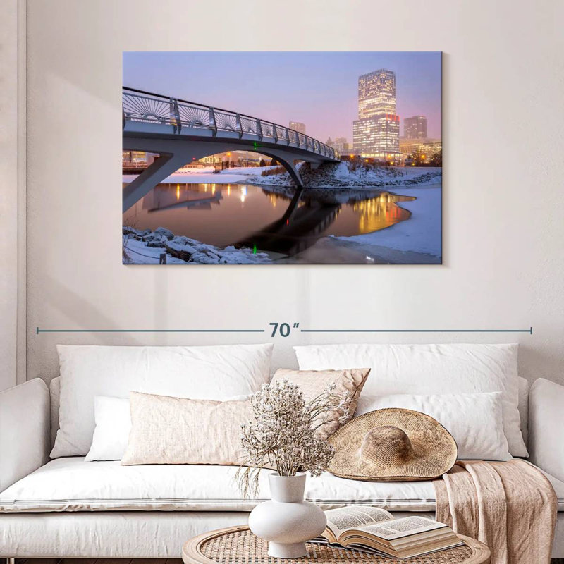Nicci Milwaukee Winter Reflections, 30" H x 45" W