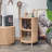 Palladino 2-Storage Natural Wood Nightstand