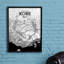 Kobe City Map - No Frame Print-2085113640
