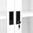 Office Cabinet Storage Cabinet for Office Steel and Tempered Glass-137845237