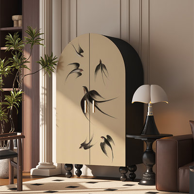 Armoire multifonctionnelle simple à double porte