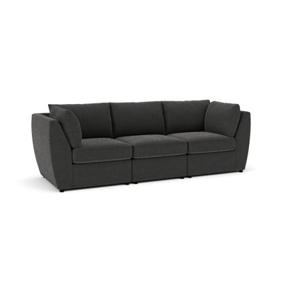 Halston 3-PC Modular Upholstered Sofa