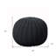 Pouf rond en coton 20 po beige-966207505
