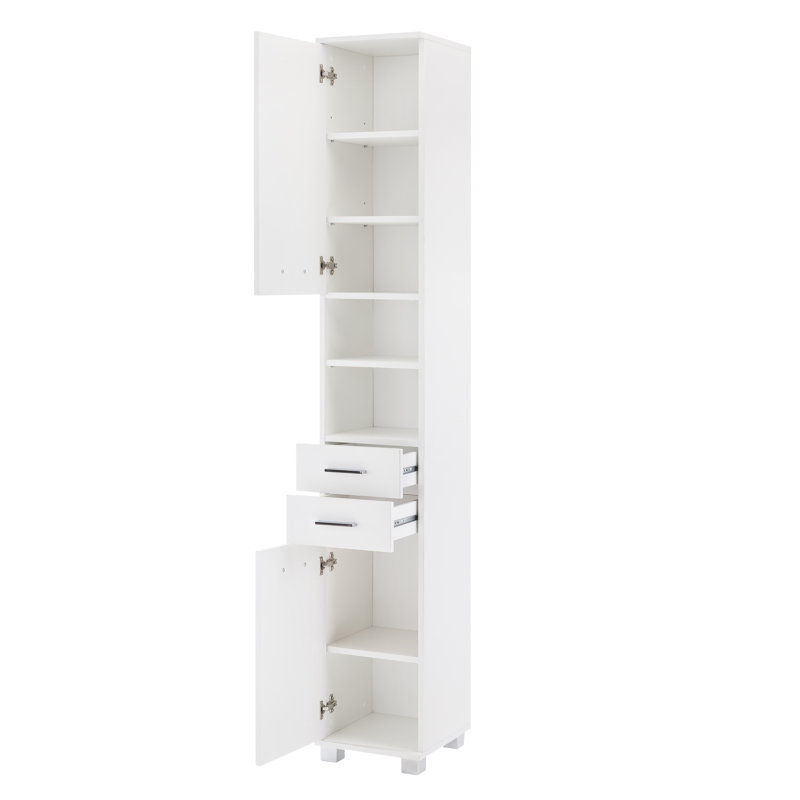 Lumo Linen Cabinet, White