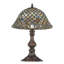 Lampe de table 17 po vitraux