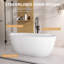 51'' x 28'' Freestanding Soaking Acrylic Bathtub-94129006