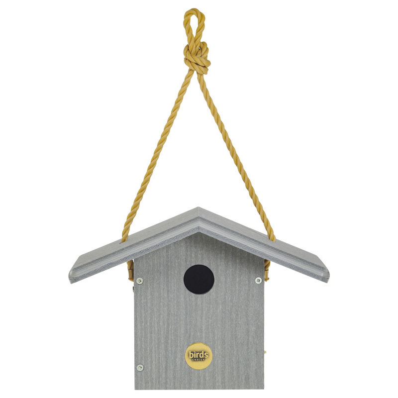 Maison d'oiseaux suspendue moderne pour oiseaux et petits oiseaux Birds Choice, Bois flottant