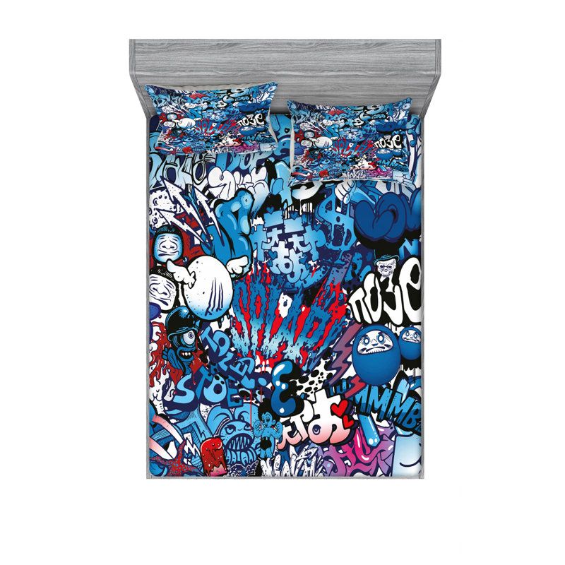 Microfiber Sheet Set, Full/Double Sheet Set with Fitted Sheet