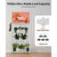 Tablette de rangement pliante avec roulettes