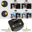 Railynn Matte Black Integrated LED Outdoor Bulkhead Light