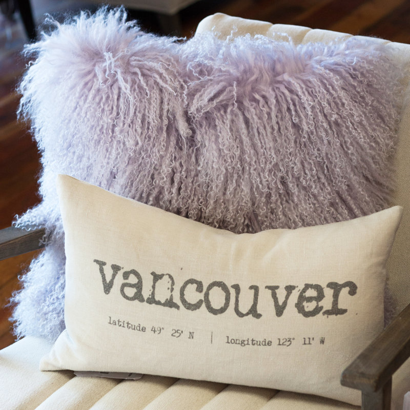 Linen Reversible Throw Pillow