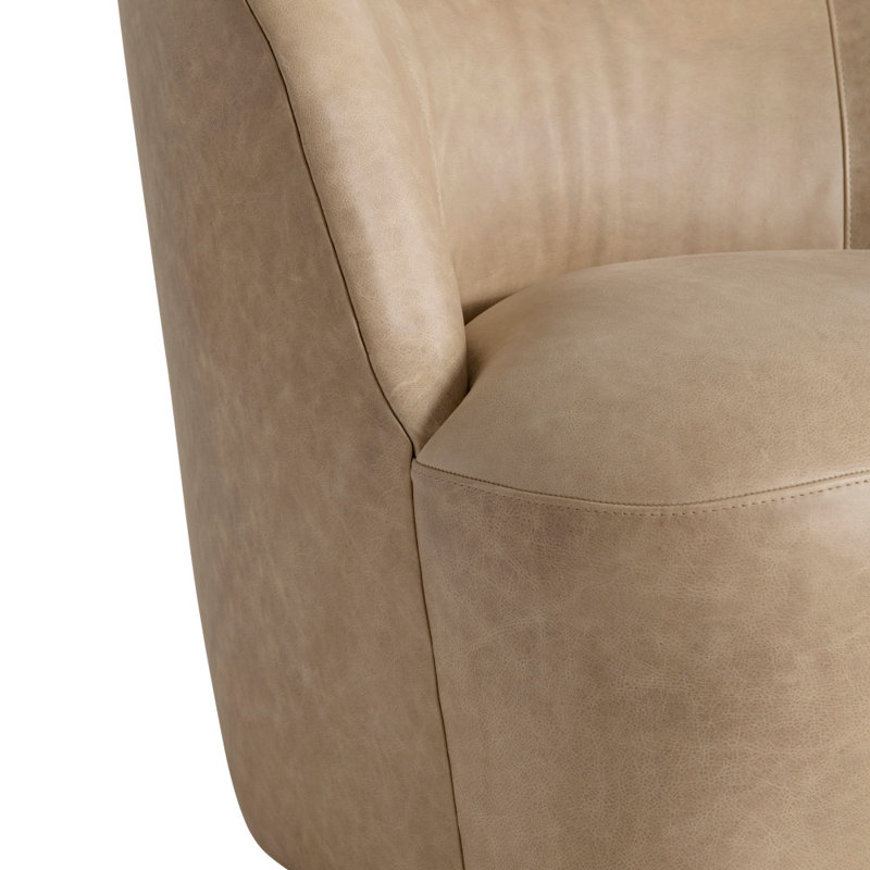 Tilly Leather Swivel Chair, 360-033