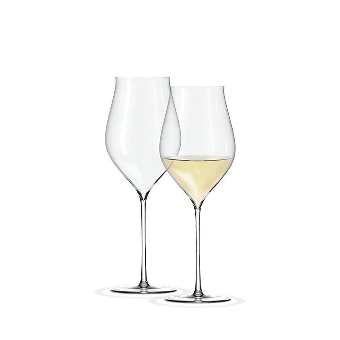 Holmegaard Notes White Wine Glass, Clear, 21.3 Oz, 2 Pcs., 21.3 Oz