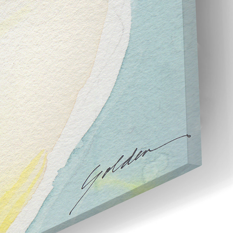 «Teal Tones» par Sheila Golden, H 24 po x l 16 po x P 0,2 po