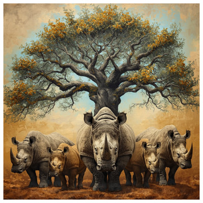 Couvre-lit matelassé Rhinocerose