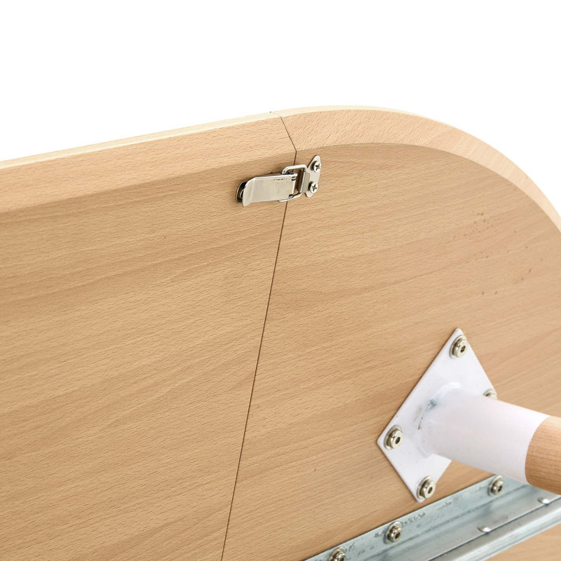 Space-Saving Extendable Dining Table with Whisper-Quiet Sliding Rails