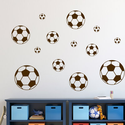 Adhésif décoratif ballons de soccer