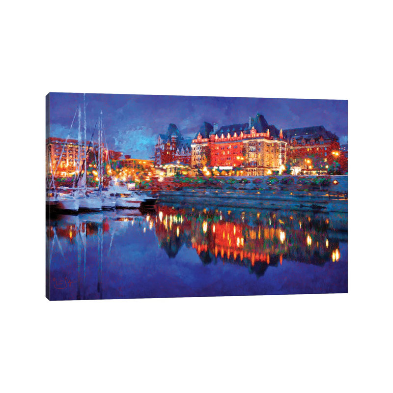 Empress At Night by Lisa Robinson - Wrapped Canvas Painting, 20.32 cm H x 30.48 cm W