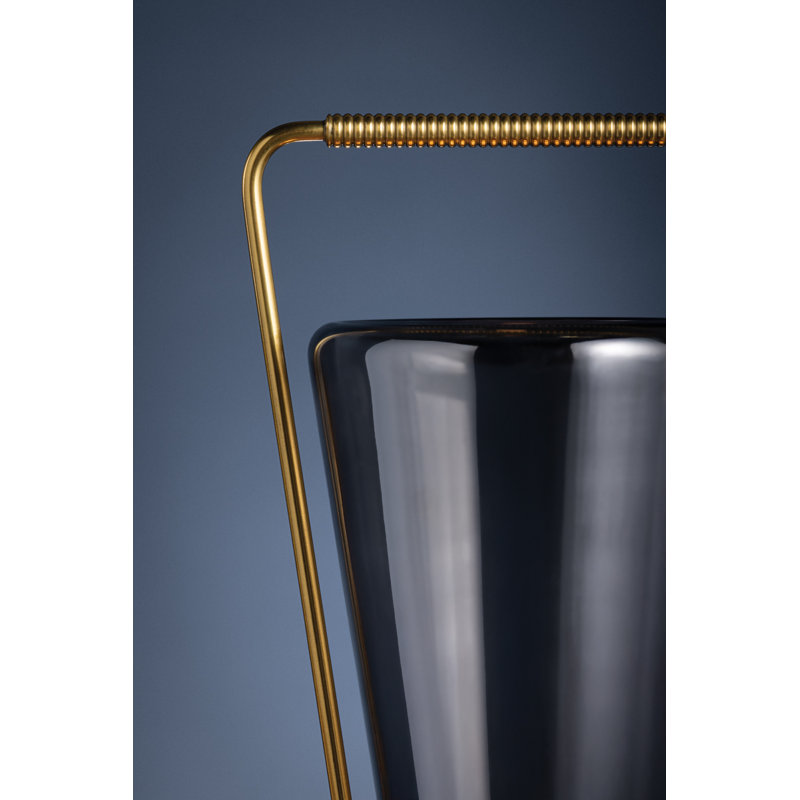 Booker Rechargeable Table Lamp in Aged Brass